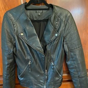 Topshop moto/leather jacket